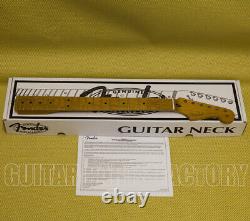 099-0402-920 Genuine Fender Roasted Maple Stratocaster Neck 12 Maple Flat Oval