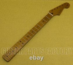 099-0402-920 Genuine Fender Roasted Maple Stratocaster Neck 12 Maple Flat Oval