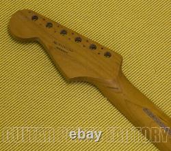 099-0402-920 Genuine Fender Roasted Maple Stratocaster Neck 12 Maple Flat Oval