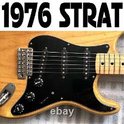 1976 Fender Stratocaster, Lux Case, Leather Strap-new