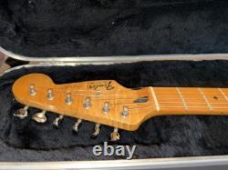 1995 FENDER STRATOCASTER TORINO RED MAPLE SLAB, MIM WithCOOL CASE IMMACULATE