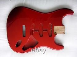 2-Piece ASH Stratocaster BODY 4.9 lbs /Candy Apple Red Fender Strat Specs