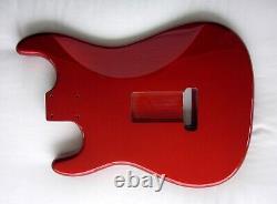 2-Piece ASH Stratocaster BODY 4.9 lbs /Candy Apple Red Fender Strat Specs