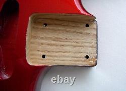 2-Piece ASH Stratocaster BODY 4.9 lbs /Candy Apple Red Fender Strat Specs