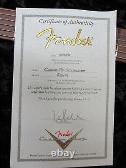 2012 Fender Custom Shop Custom Deluxe Stratocaster-3-Color Sunburst-MINT