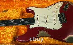 2020 Fender 1960 Stratocaster Heavy Relic Dakota Red Custom Shop Strat 7.7 lbs