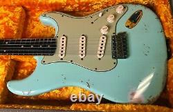 2020 Fender 1960 Stratocaster Heavy Relic Surf Green Custom Shop Strat 7.6lbs
