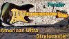 2020 Fender American Ultra Stratocaster In Texas Tea Finish