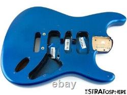 2020 Fender American Ultra Stratocaster Strat BODY, USA Guitar Part Cobra Blue