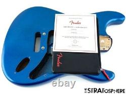 2020 Fender American Ultra Stratocaster Strat BODY, USA Guitar Part Cobra Blue