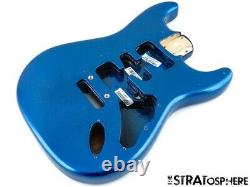 2020 Fender American Ultra Stratocaster Strat BODY, USA Guitar Part Cobra Blue