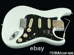 2021 American Performer Fender Stratocaster Strat LOADED BODY, USA Arctic White