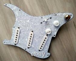 2021 FENDER SQUIER STRAT SSS 11-HOLE LOADED PICKGUARD Stratocaster w Crazy MODS