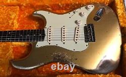 2021 Fender'60 Stratocaster Heavy Relic Aztec gold Custom Shop Strat 7.5lb