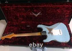 2021 Fender 62 Stratocaster HSS Heavy Relic Modern Specs Sonic Blue Custom Shop