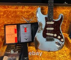 2021 Fender 62 Stratocaster Heavy Relic Modern Specs Sonic Blue Custom Shop RARE