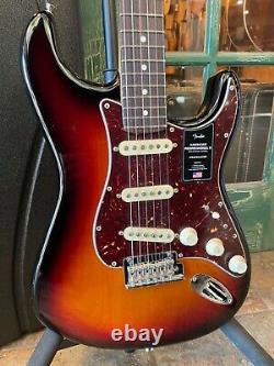 2021 Fender American Professional II Stratocaster 3-Color Sunburst with OHSC