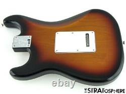 2021 Fender Player Stratocaster Strat LOADED BODY Guitar Parts Sunburst