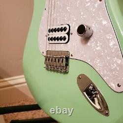 2021 Strat Build Hardtail Fender Invader Surf Green Tom Delonge Style