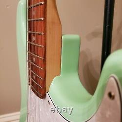 2021 Strat Build Hardtail Fender Invader Surf Green Tom Delonge Style