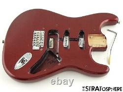 2022 American Performer Fender Stratocaster Strat BODY & HARDWARE USA Aubergine