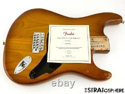 2022 American Performer Fender Stratocaster Strat BODY+ HARDWARE USA Honeyburst