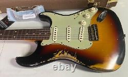 2022 Fender 62 Stratocaster Heavy Relic Modern Specs Sunburst Custom Shop 7.6lbs