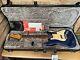 2022 Fender American Ultra Stratocaster Strat Electric Guitar Cobra Blue With Case