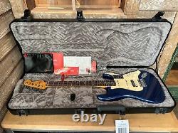 2022 Fender American Ultra Stratocaster Strat Electric Guitar Cobra Blue with Case