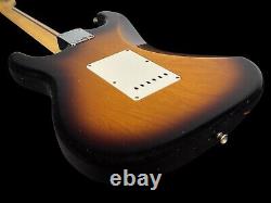 2022 Fender Stratocaster 1955 Custom Shop Journeyman Relic 2-tone Sunburst