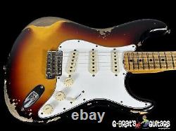 2023 Fender Stratocaster 1969 Custom Shop 69 Strat Heavy Relic 3-color Sunburst