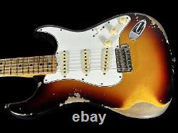 2023 Fender Stratocaster 1969 Custom Shop 69 Strat Heavy Relic 3-color Sunburst