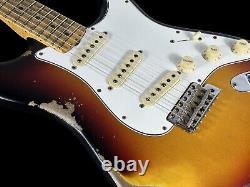 2023 Fender Stratocaster 1969 Custom Shop 69 Strat Heavy Relic 3-color Sunburst