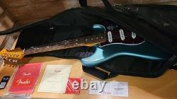 2025 Fender American Pro Classic Stratocaster Sherwood Green Metallic With Gig Bag