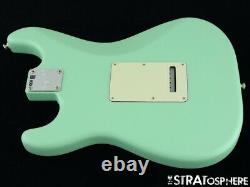 21 American Performer Fender HSS Stratocaster Strat LOADED BODY USA Surf Green