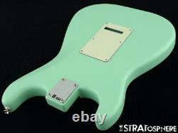 21 American Performer Fender HSS Stratocaster Strat LOADED BODY USA Surf Green