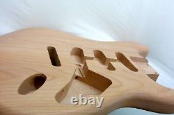 3.7lbs 2 Piece Stratocaster Body / Natural withSealer /STRAT/ Alder/Fits Fender