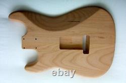 3.7lbs 2 Piece Stratocaster Body / Natural withSealer /STRAT/ Alder/Fits Fender