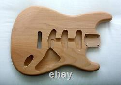 3.7lbs 2 Piece Stratocaster Body / Natural withSealer /STRAT/ Alder/Fits Fender