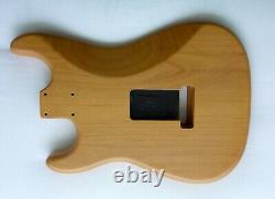 3.9lbs Stratocaster BODY/Natural HONEY/ 2-Piece Alder/NITRO (Fender Strat Specs)