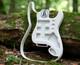 3d Printed Fender Stratocaster Guitar Body, Tremolo, Fully Hollow, White