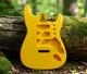 3d Printed Fender Stratocaster Guitar Body, Tremolo, Yellow