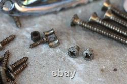 54-64' Vintage style aged Hardware Accessorie Set incl. Tremolo fits Fender