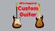 60's Inspired Custom Sss Electric Guitar With Gator Case Strat Style Full Custom