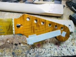 69 Stratocaster neck AAA Flame vintage Fender specs custom hand made Relic