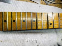 69 Stratocaster neck AAA Flame vintage Fender specs custom hand made Relic