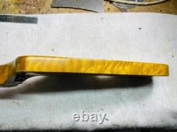 69 Stratocaster neck AAA Flame vintage Fender specs custom hand made Relic