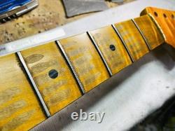 69 Stratocaster neck AAA Flame vintage Fender specs custom hand made Relic