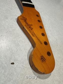 Aftermarket Relic Stratocaster Neck 100% Nitro Lacquer & Clay Dots