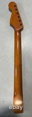 Aftermarket Relic Stratocaster Neck 100% Nitro Lacquer & Clay Dots